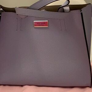Pre owned Kate Spade Handbag Leather in Lilac